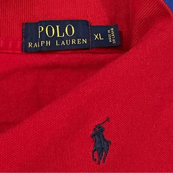 Polo Ralph Lauren Men’s XL Polo Shirt Red Classic Fit Preppy Golf - Picture 1 of 7